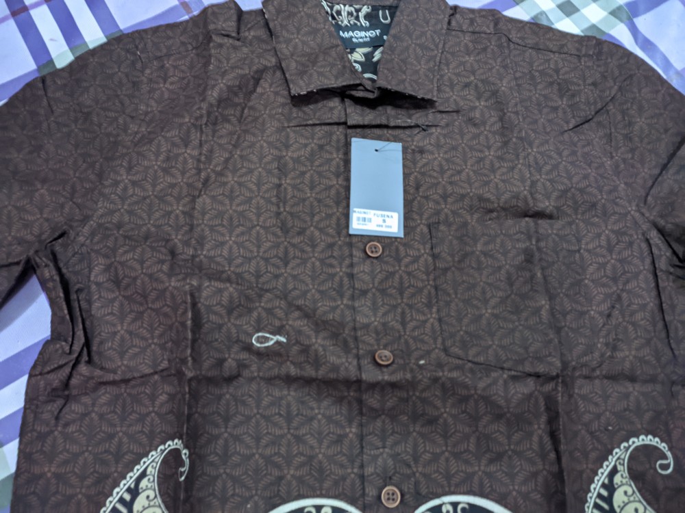 Maginot Kemeja Batik 3.0 Fusena-ls Lengan Panjang Pria