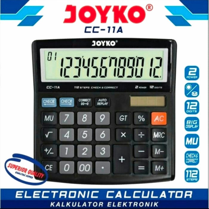 

Kalkulator JOYKO CC-11A 12 Digits
