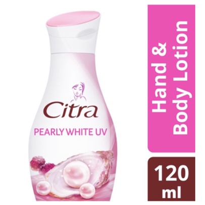 CITRA WHITE UV HAND BODY LOTION 120ML / LOTION PEMUTIH ALAMI CITRA