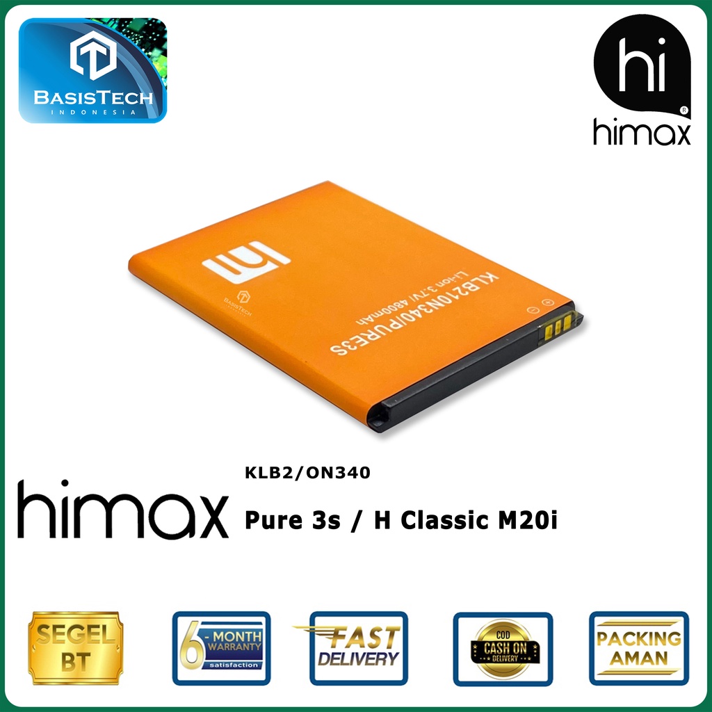 BATERAI HIMAX PURE 3S H Classic M20i KLB2/ON340 - ORI99 GOOD QUALITY