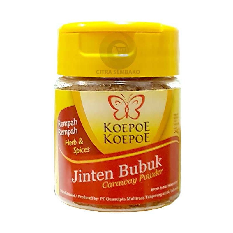 

Jinten Bubuk Koepoe Koepoe 32gr Caraway Powder