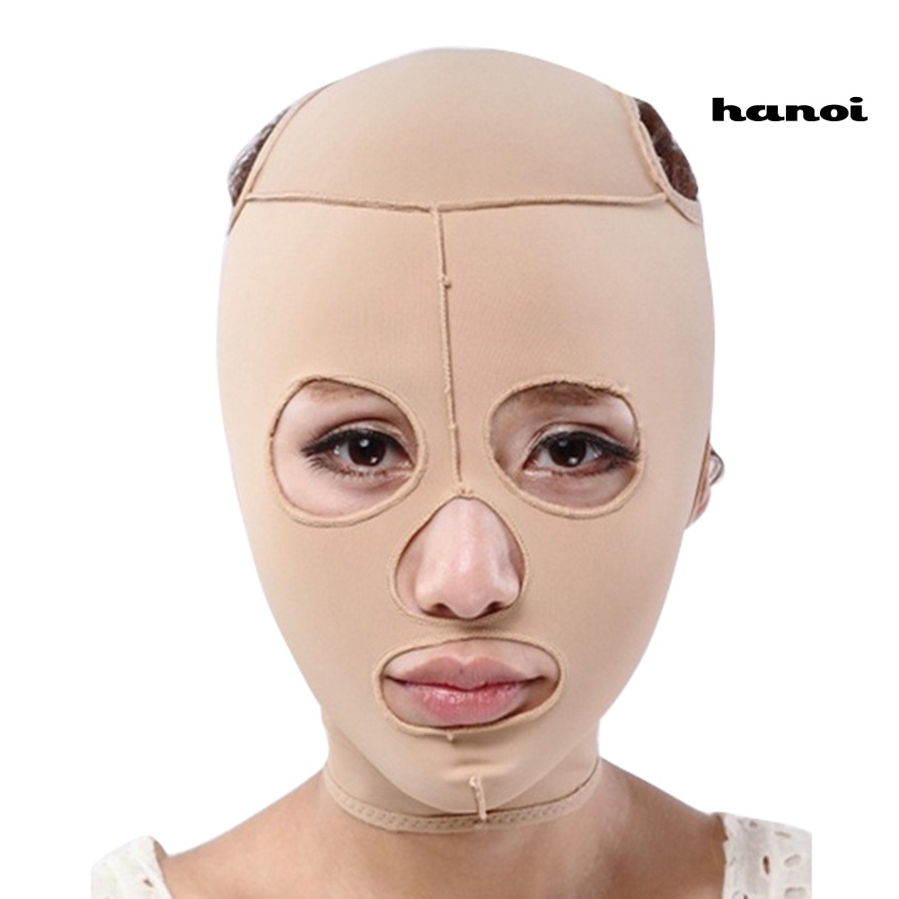 HQTM_Breathable V Face Chin Cheek Lift Up Mask Slimming Ultra-thin Belt Strap Band