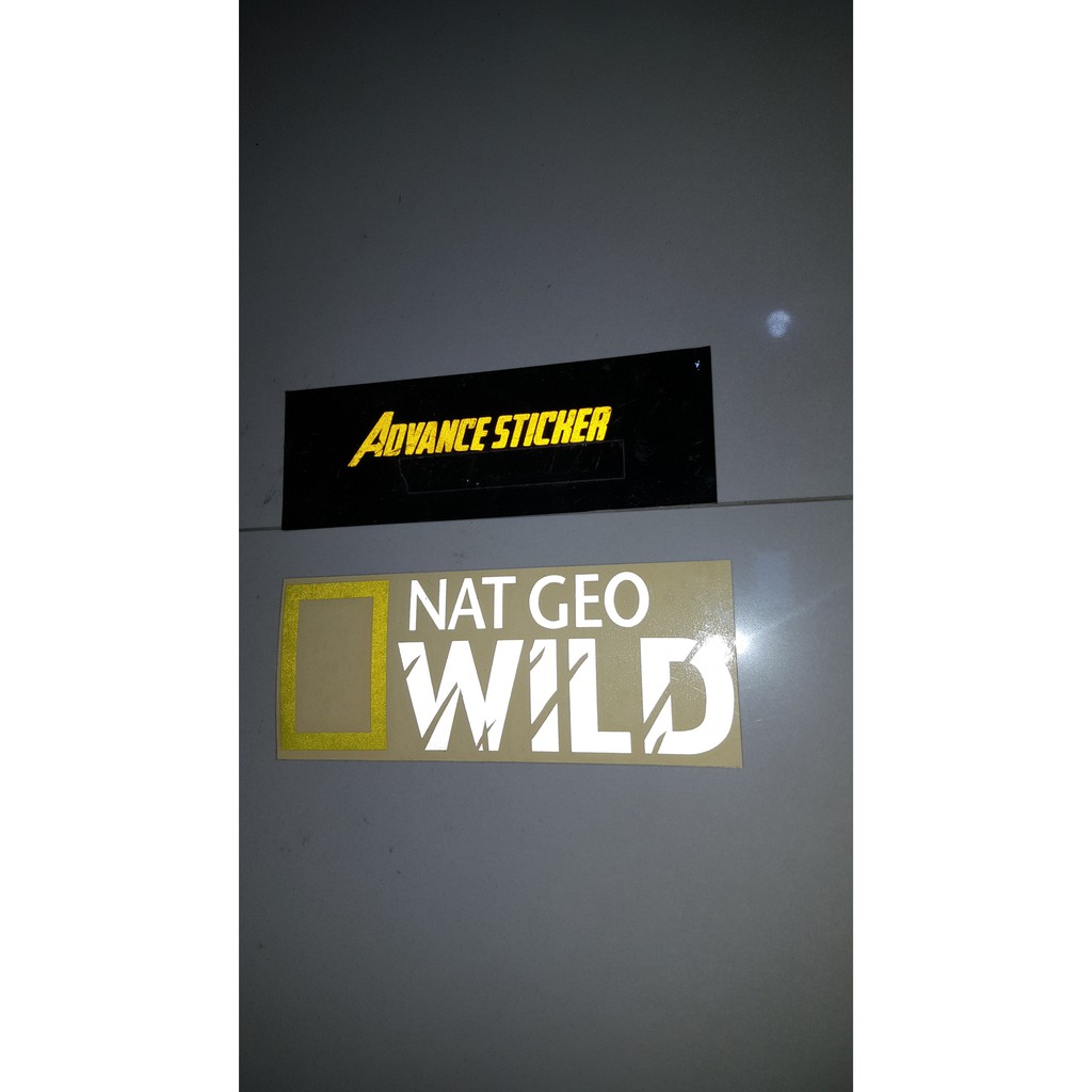 sticker mobil nat geo wild logo