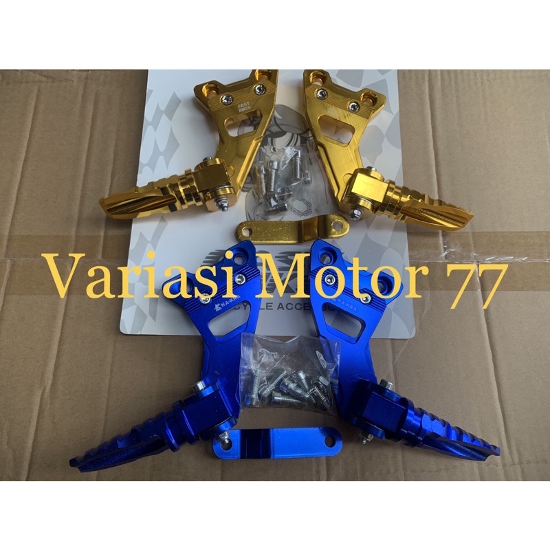 TERLARISSS FOOT STEP SATRIA FU BELAKANG PINJAKAN STEP FULL CNC ROBOT GANTUNG SATRIA FU MX KLX