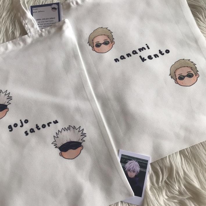 BIG SALE TOTEBAG JUJUTSU KAISEN | gojo nanami inumaki sukuna megumi ♥
