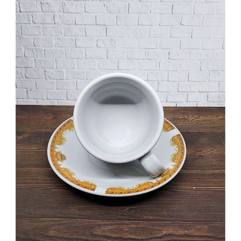 GELAS KOPI BATIK & PIRING TATAKAN BELING 6 SET GELAS KOPI KERAMIK