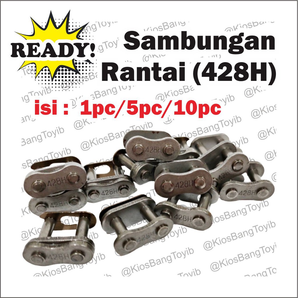 Sambungan Rantai Motor 420 428 428H 520 Tebal &quot;𝙄𝙎𝙃𝙄𝙈𝘼&quot;