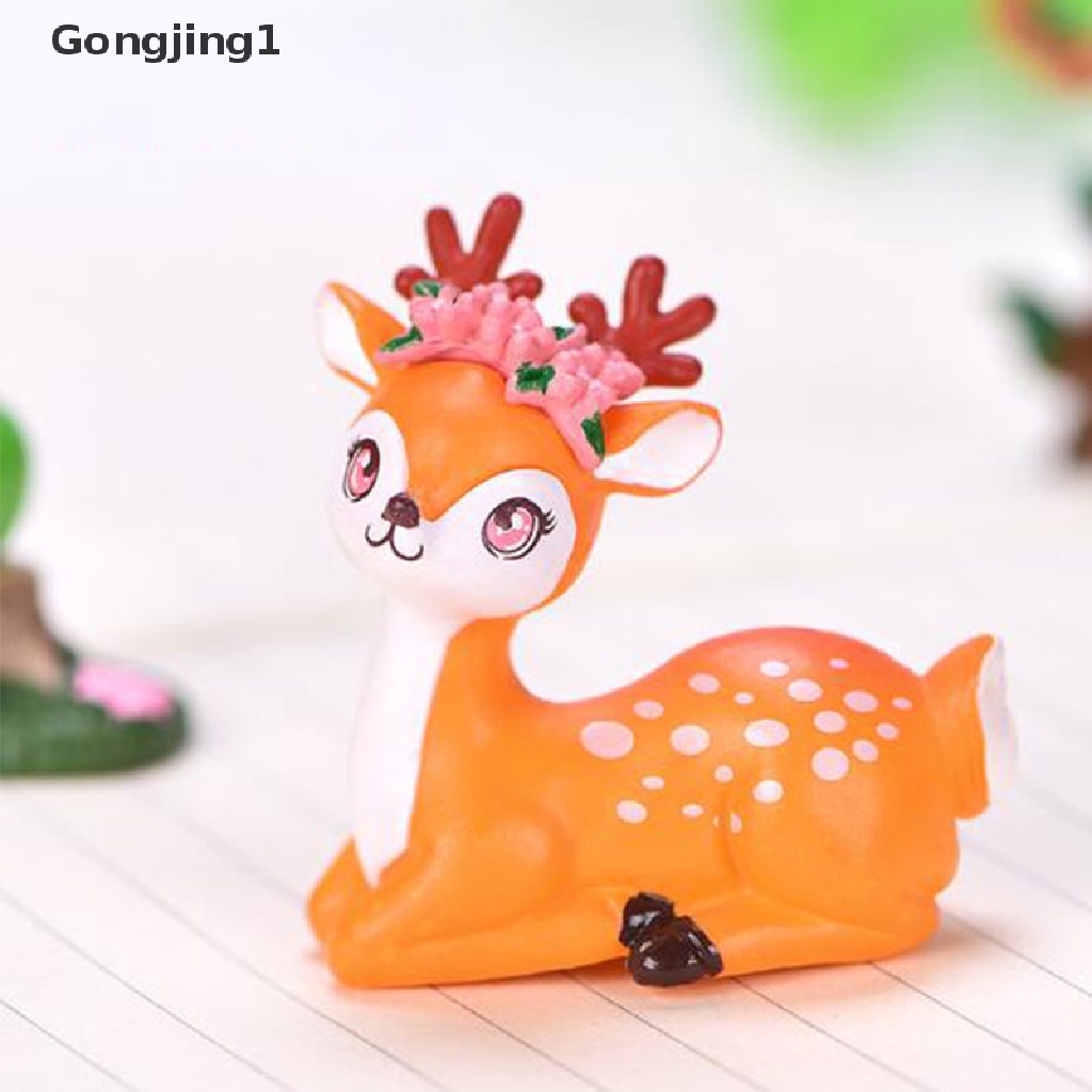 Gongjing1 Miniatur Pot Bunga / Tanaman Untuk Dekorasi Taman Mini / Rumah Boneka DIY