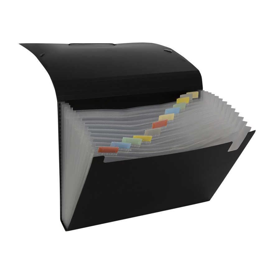 Bantex Expanding File A4 Black 3600 10