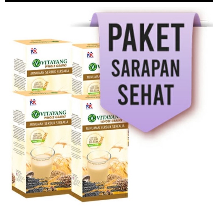 

vitayang gains 4x15sachet minuman sarapan pagi diet rendah kalori