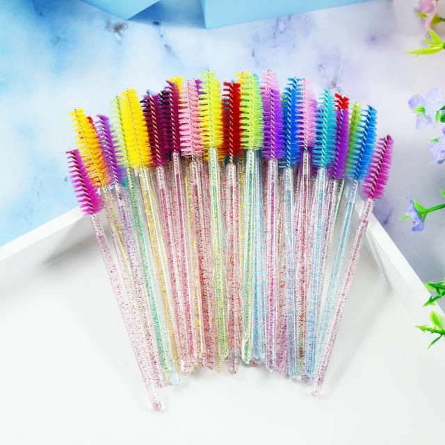 Sisir Bulu Mata Mascara Wand Glitter Spolie Brush Eyelash Extension