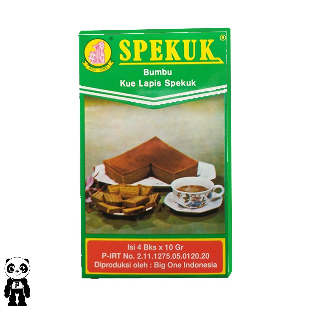 

Big One Bumbu Kue Lapis Spekuk isi 4 Bungkus X 10g Bumbu Spekoek