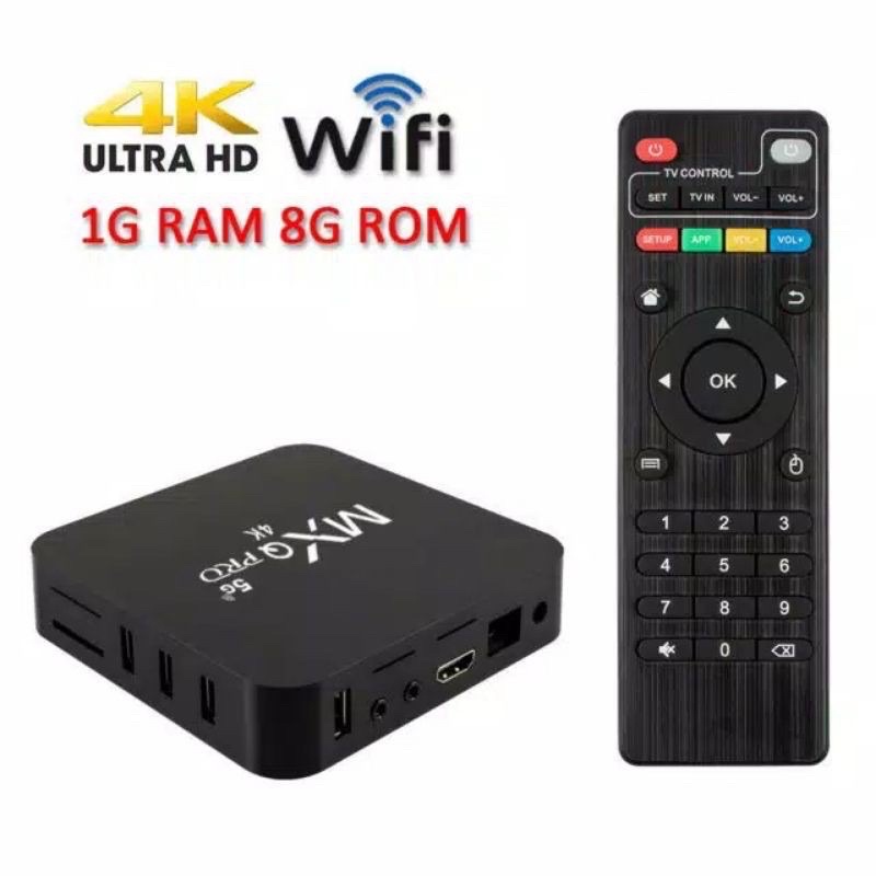 Android Tv Box MXQ Pro  5G Smart TV 4K Ultra HD/Smart Tv  Ultra HD MXQ Pro5GB 2Gb Ram16GB Rom