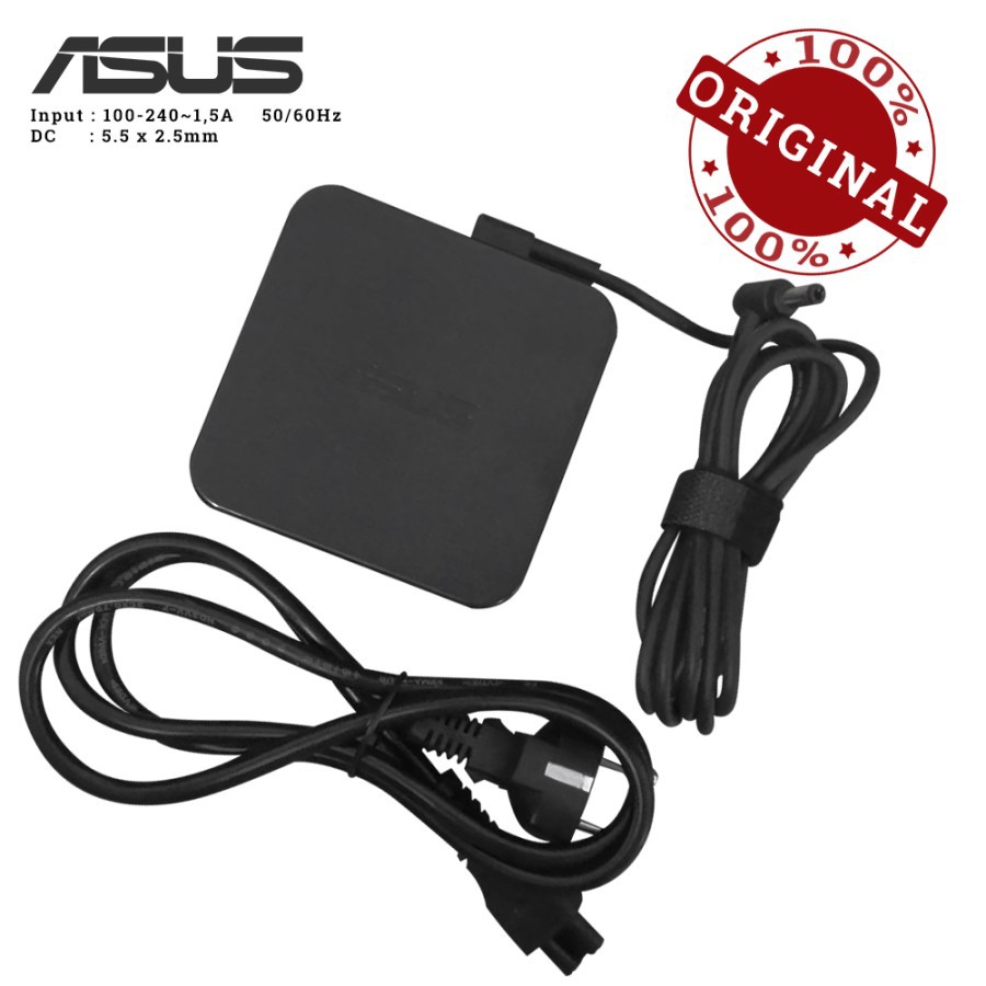 Adaptor Charger Laptop 19v 4.74a dc 5.5x2.5mm 90w plug in adp-90yd b for asus x550 a42j a53sj n46 p41 p43 p53 - adapter notebook