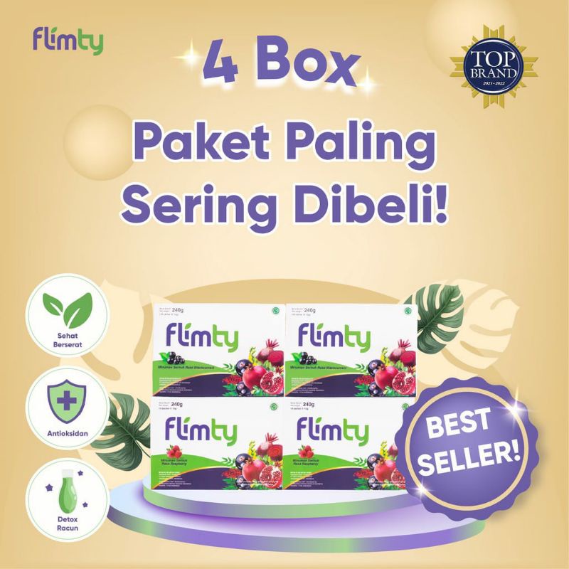 4 box | Flimty Fiber | Original | Diet | Detox | Fiber Drink