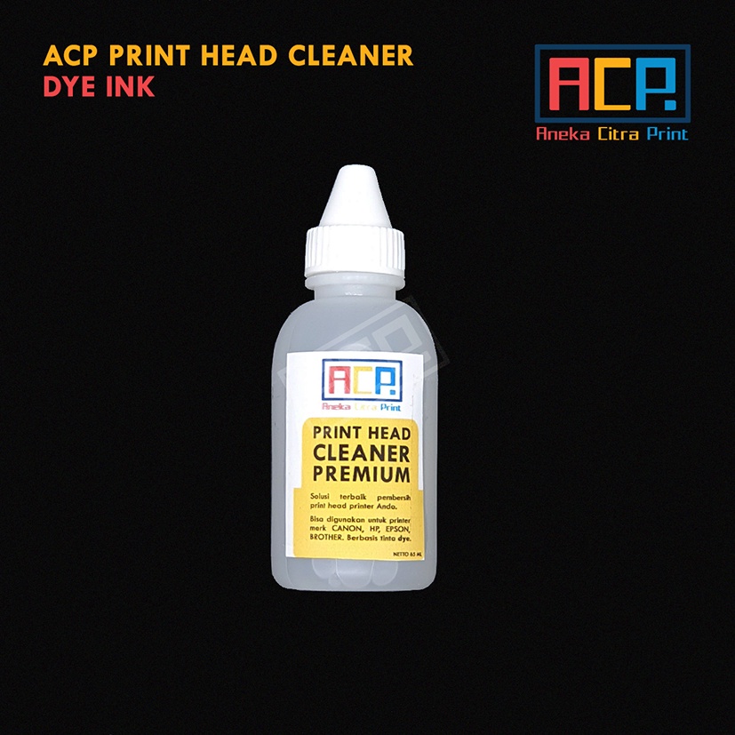 Paket Tembak Print Head - ACP Cleaner Premium + Suntikan Selang 20 ML + Stik Pembersih Print Head