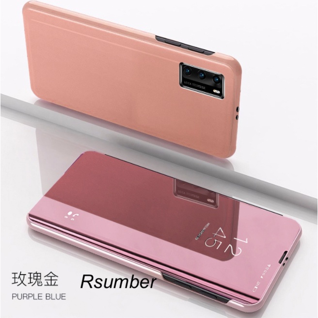 OPPO A16 FLIP CASE CLEAR VIEW STANDING