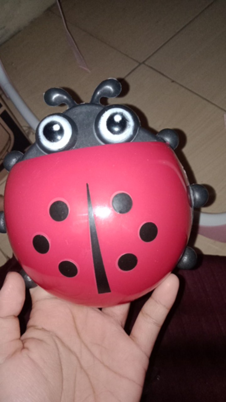 Tempat Odol Dan Sikat Gigi Tempel Ladybug