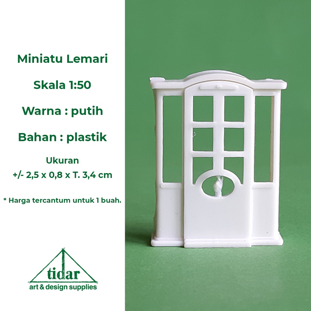 

[MR] BD - Miniatur Maket Lemari Buku Skala 1:50 - Rak - Bufet Minimalis