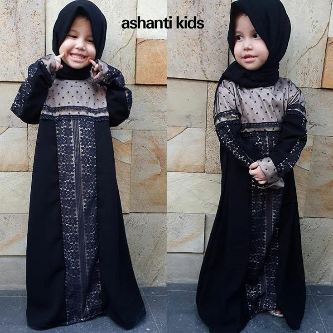 Abaya Anak dress-fashion anak-gamis kapel-anak-muslim kids-fashion kids-pakaian gamis-pakaian couple