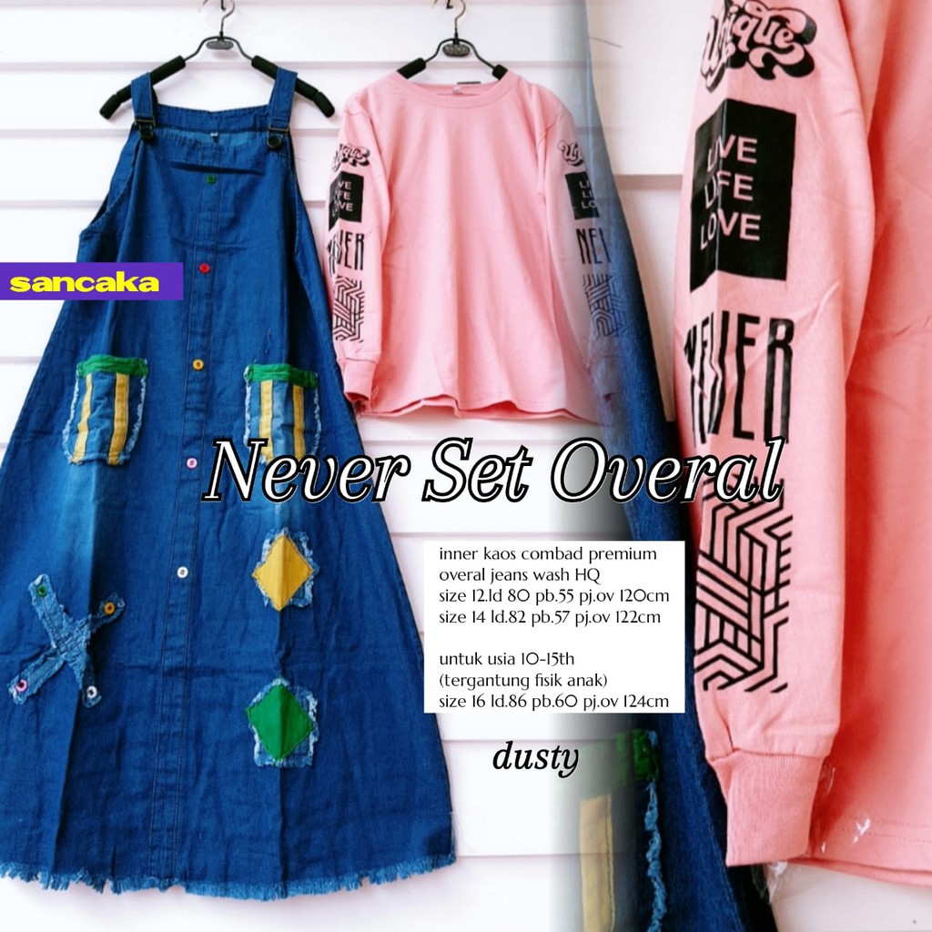 GAMIS ANAK SANCAKA NEVER SET OVERAL 280420