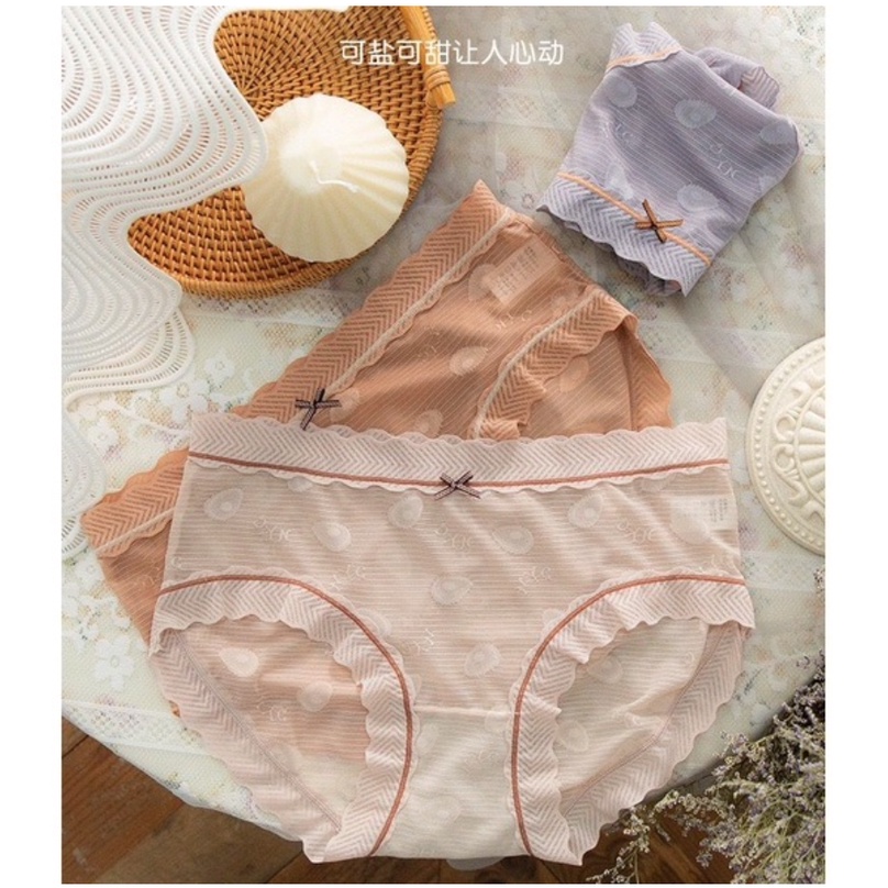 Celana Dalam Seamless Halus Cd Undies Pakaian Dalam Wanita Import Seksi Pita
