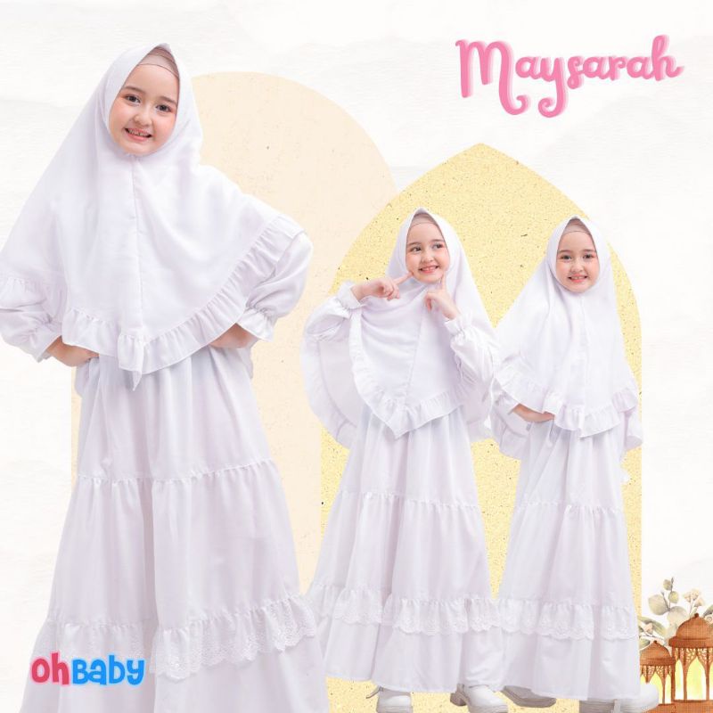 Gamis Putih Maysarah by OhBaby