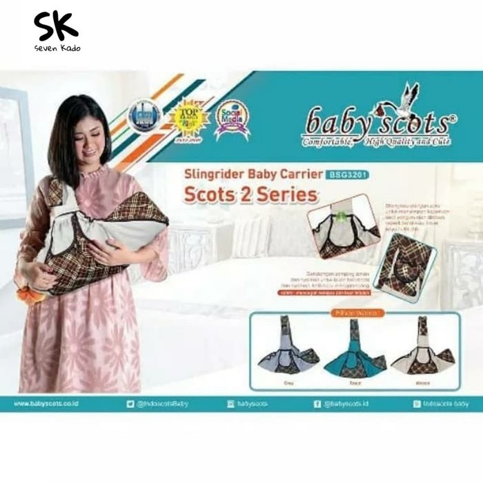 Gendongan baby slingrider baby Scots BGS3201