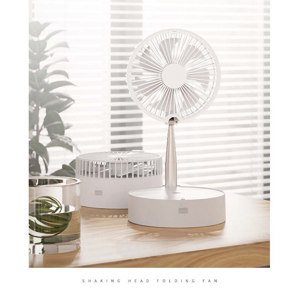 kipas mini Air humidifier portable 7200 mAh remote control foldable