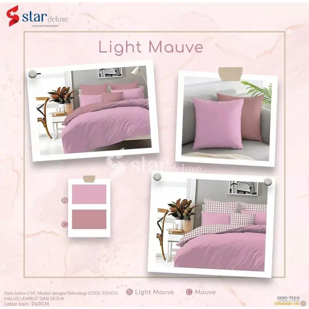 Sprei Katun Lokal Premium Merk Star / Sprei Polos By Star / Sprei ORIGINAL STAR banyak pilihan motif