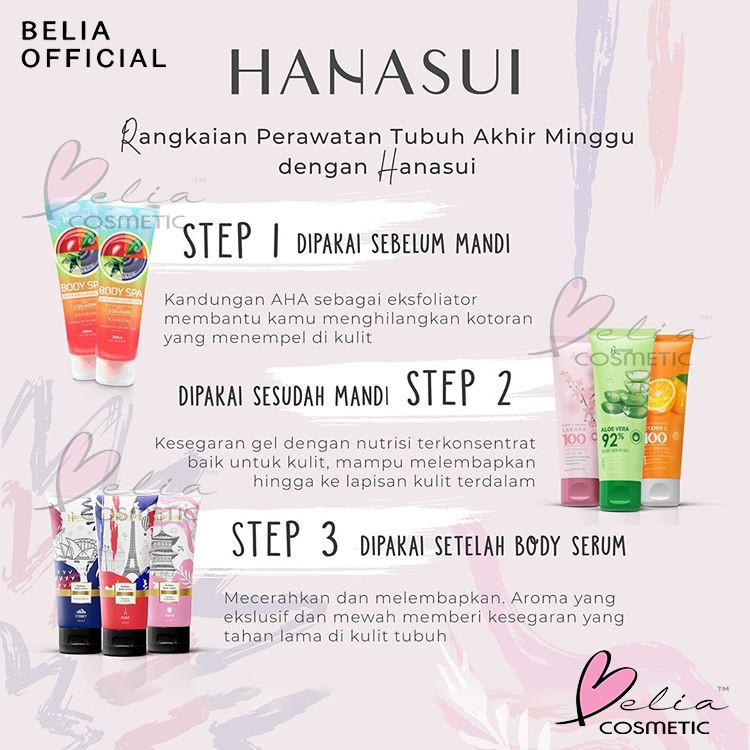 ❤ BELIA ❤ HANASUI Perfume Body Lotion 180mL UVA UVB Protection | Sydney Tokyo Paris parfum losyen