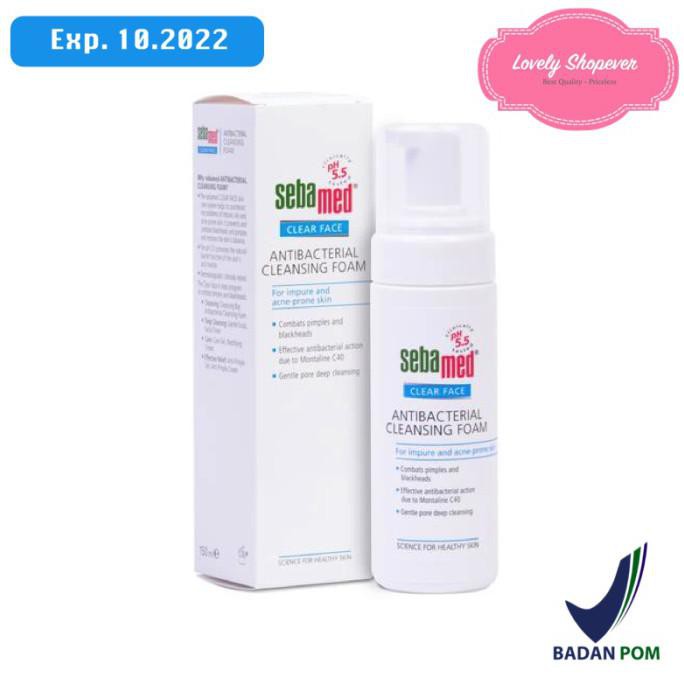 SEBAMED CLEAR FACE ANTI BACTERIAL CLEANSING FOAM 150ML