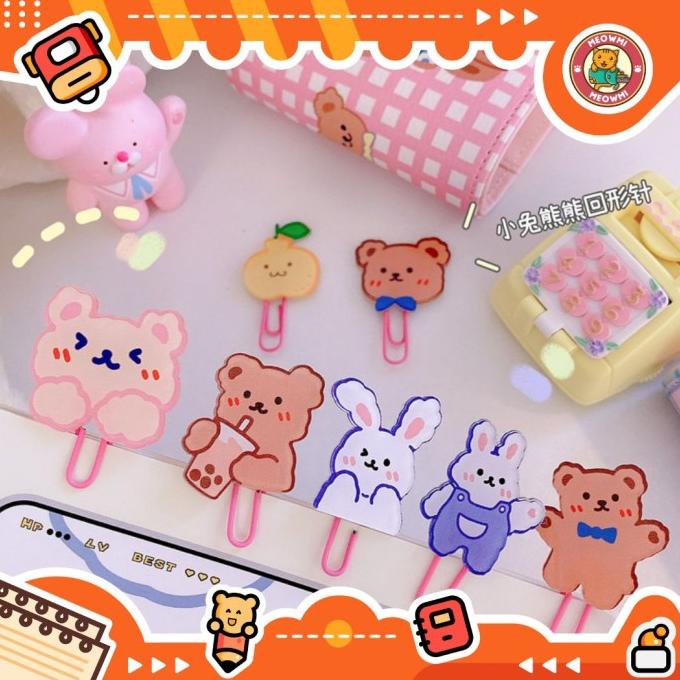 

&<&<&<&] Paper Clip Karakter Rabbit Bear CB0009