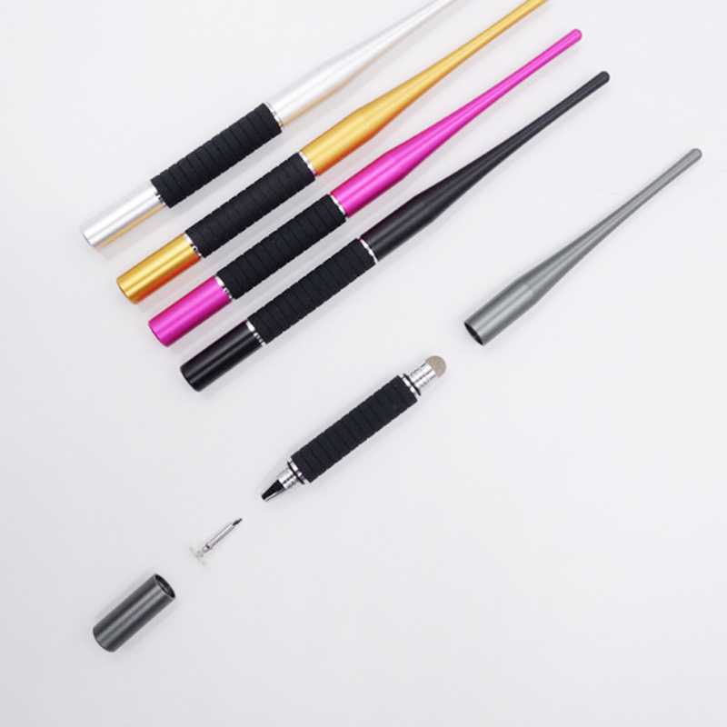 Stylus Pen 2 in 1 Universal Drawing Pen Capacitive Touch Screen Pen Layar Sentuh Untuk Semua HP Android dan Tablet