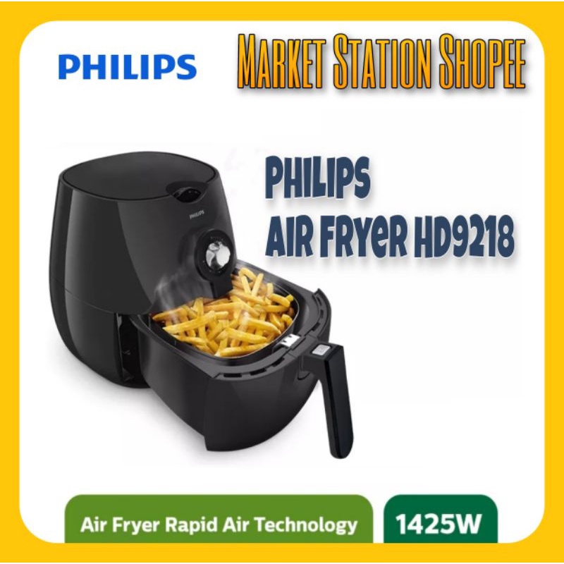 Philips Air Fryer HD9218 - Kapasitas 0.8kg / 4.1L