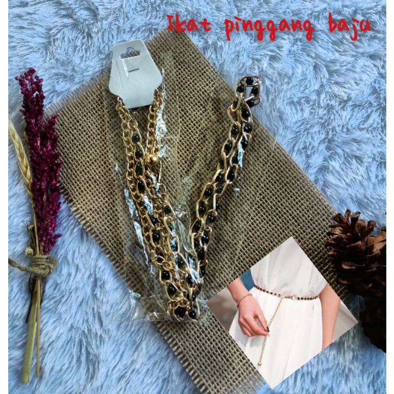 Ikat pinggang baju belt gamis dress tunik