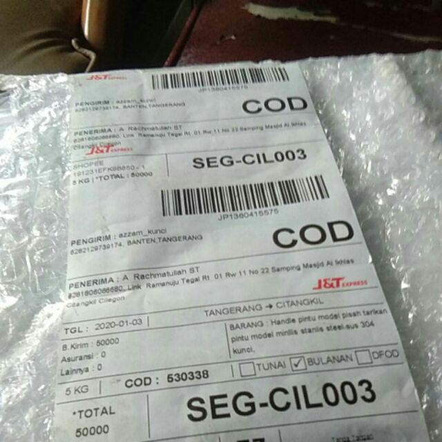 Handle Pintu Model Pisah Tarikan Pintu Model Minllis Stanlis Steel Sus 304 Kunci Pegangan Pintu