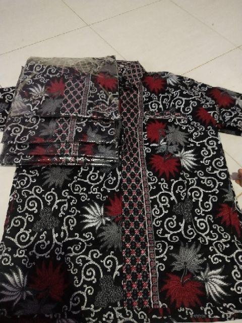 Kemeja Batik Pria Lengan Pendek Motif Semut