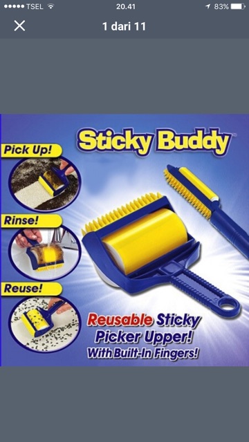 Sticky buddy( alat pembersih debu)