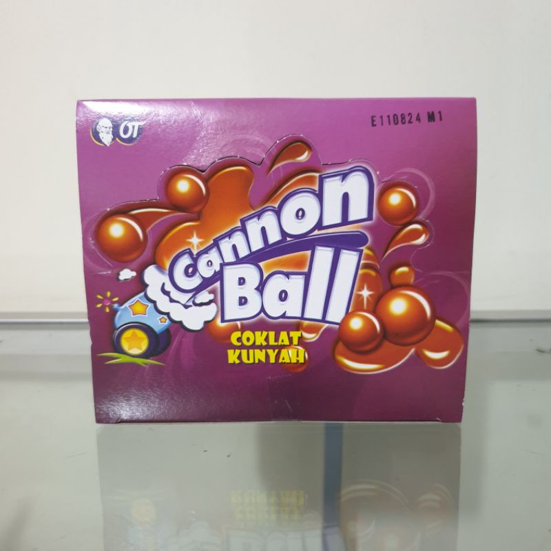 

Cannon Ball Coklat Kunyah box isi 24 pcs