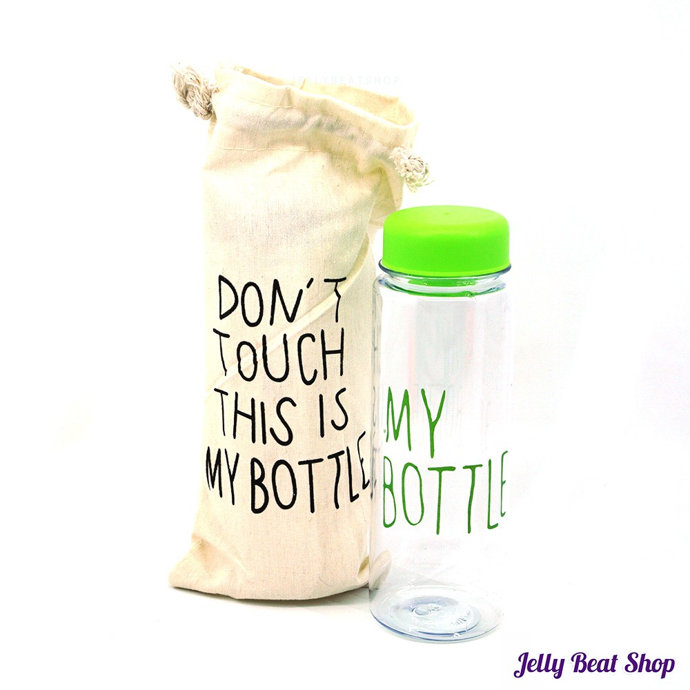 Botol Minum My Bottle + Pouch BPA free 350mL / don't touch my bottle