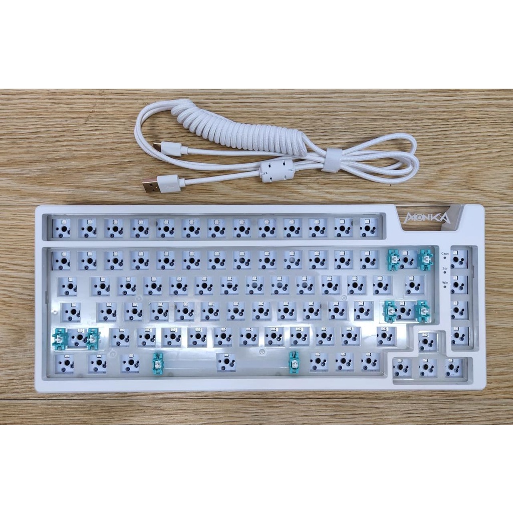 MONKA AE75 GASKET Mechanical Keyboard ( Barebone Kit ) RGB - HOTSWAP