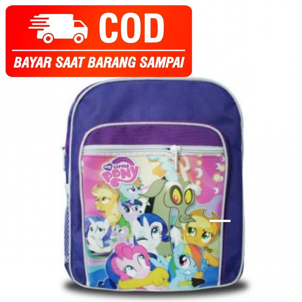 Tas Karakter Anak Perempuan Wanita laki Pria Perempuan Little Pony Lucu Menarik Sekolah Ngaji Jalan