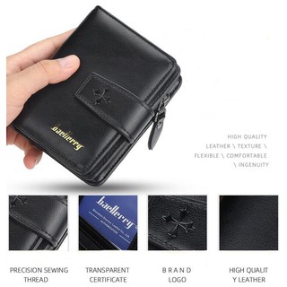 DOMPET PENDEK LIPAT KULIT ASLI PRIA DOMPET COWOK KEREN 