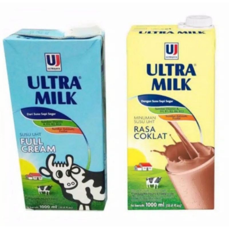 

.1 liter susu uht ultra milk full cream coklat ( ds bgr )