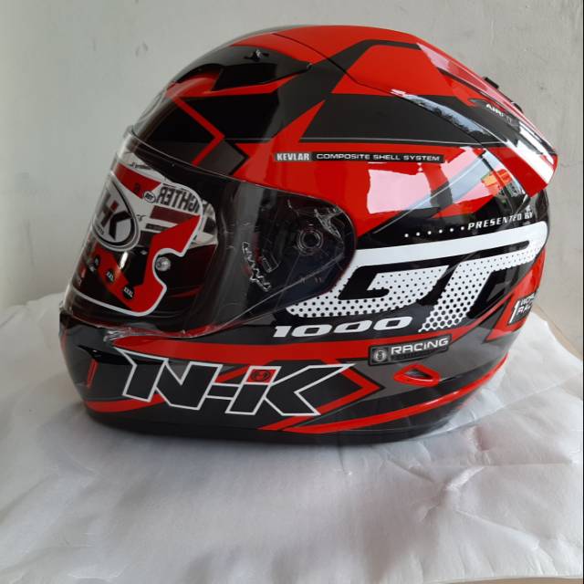 Helm full face NHK GP 1000 star double visor