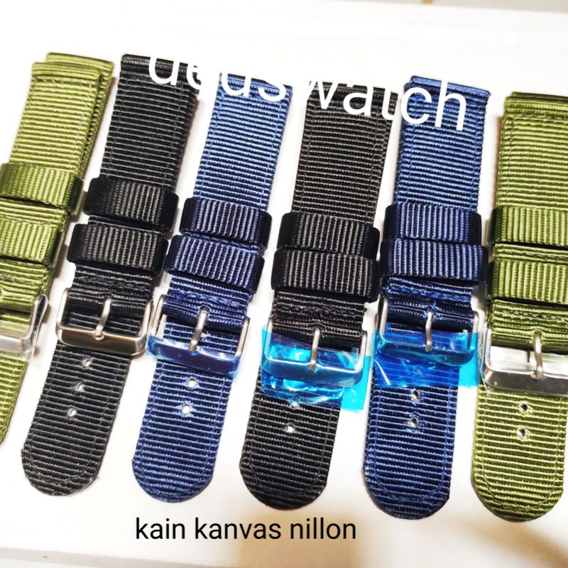 Strap Tali kain Tali kanvas jam tangan original