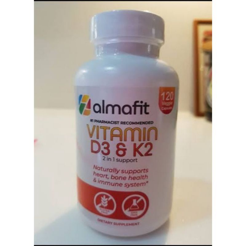 PROMO... ALMAFIT VITAMIN K2 D3 5000 IU ASLI ORIGINAL JANTUNG TULANG IMUNITAS SEHAT