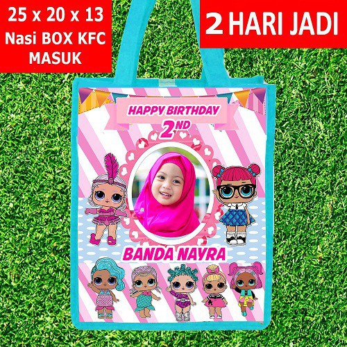 

Tas Ultah Anak Custom 25 x 20 x 13 SVN23