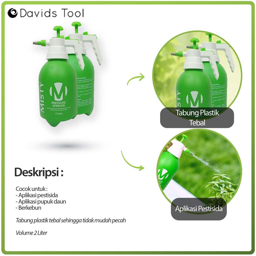 SEMPROTAN DISINFEKTAN / ALAT SEMPROT DISINFEKTAN / SEMPROTAN HAMA 2 LITER